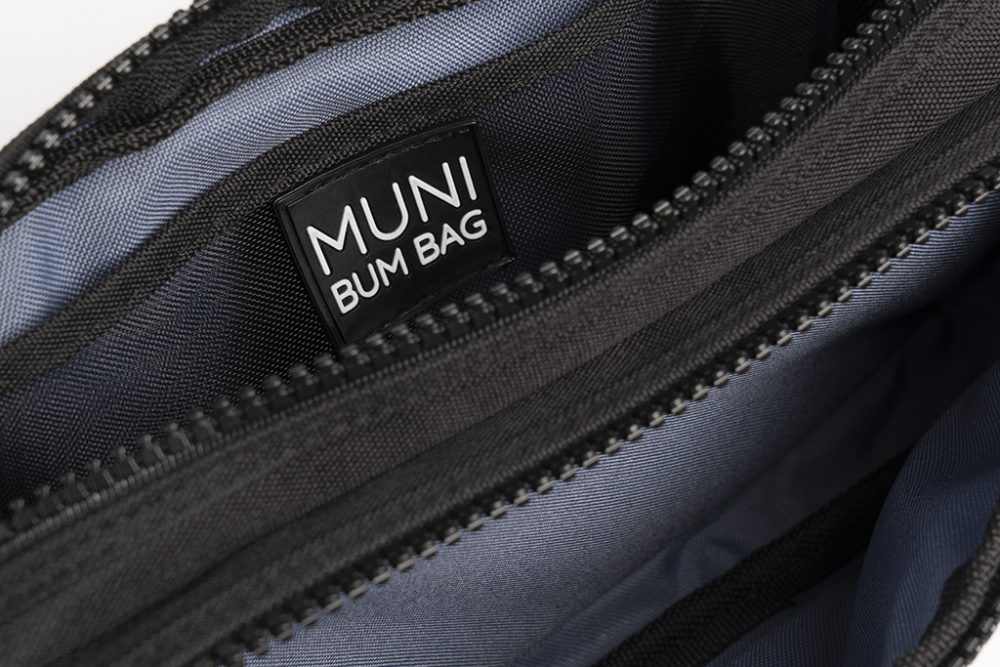 Black Double Bumbag - Görsel 5