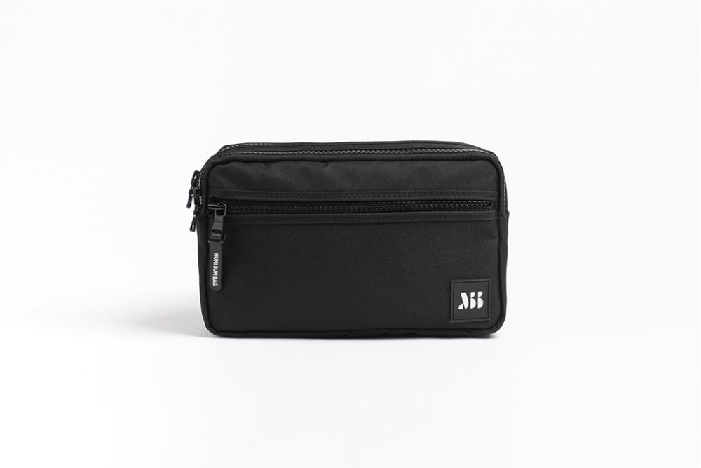 Black Double Bumbag