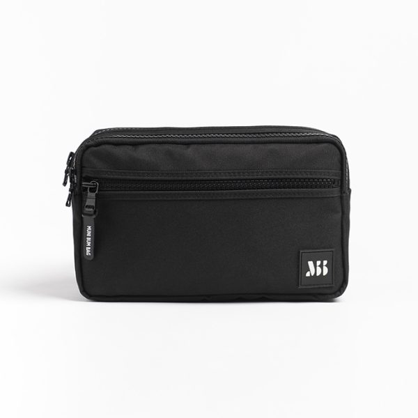 Black Double Bumbag