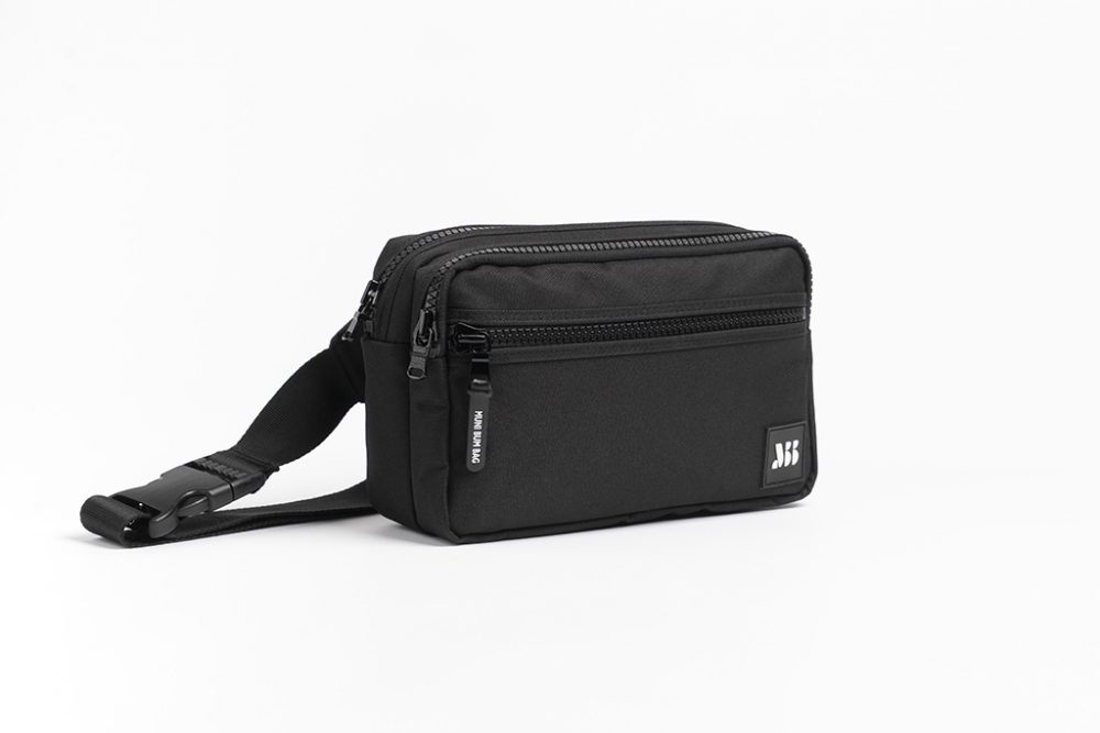 Black Double Bumbag - Görsel 3