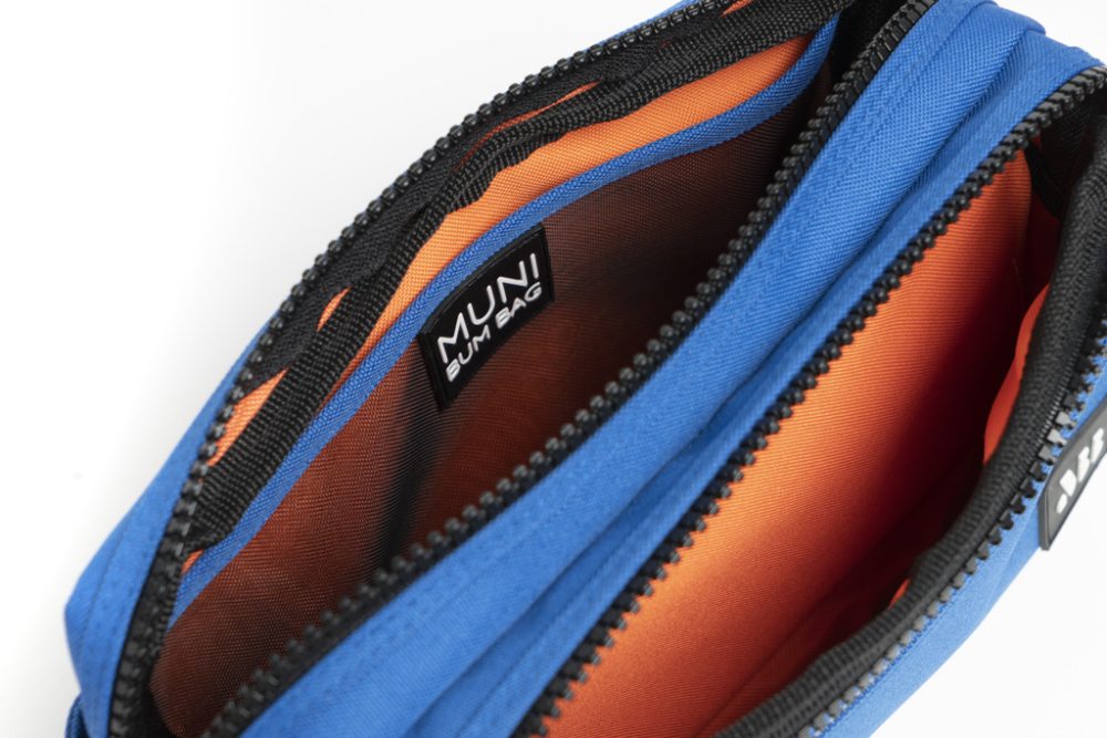 Royal Blue Double Bumbag - Görsel 4