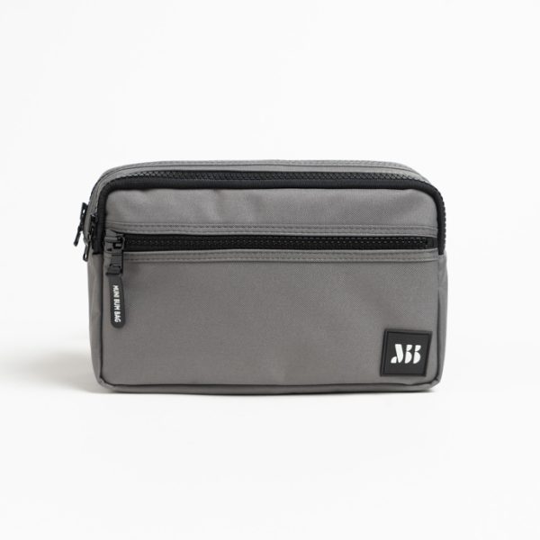 Steel Grey Double Bumbag