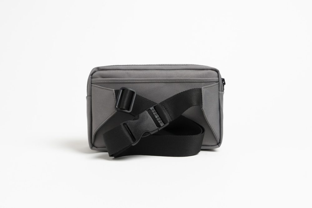 Steel Grey Double Bumbag - Görsel 3