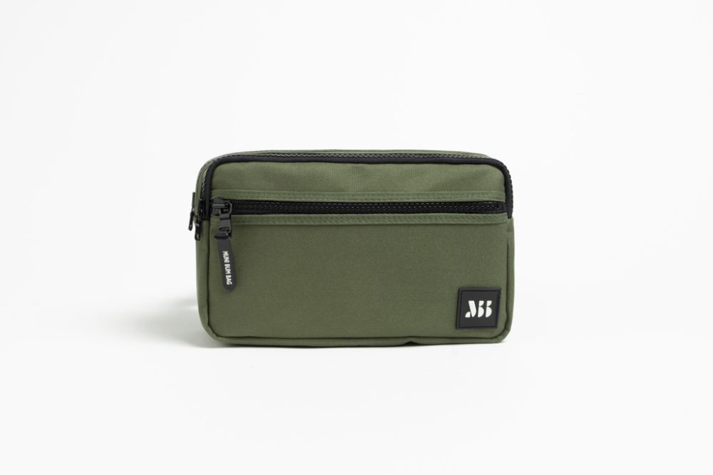 Khaki Double Bumbag