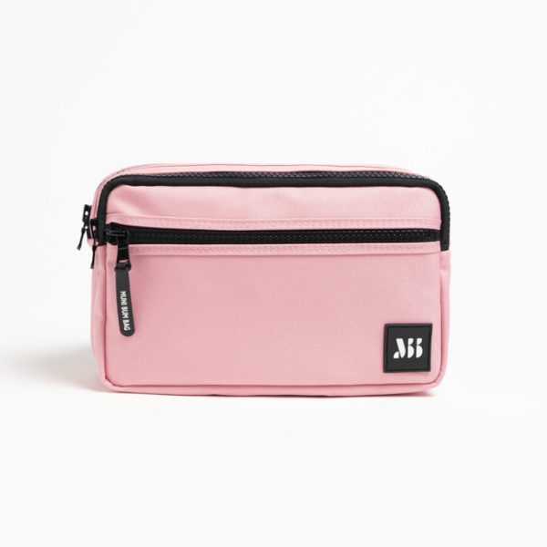 Baby Pink Double Bumbag