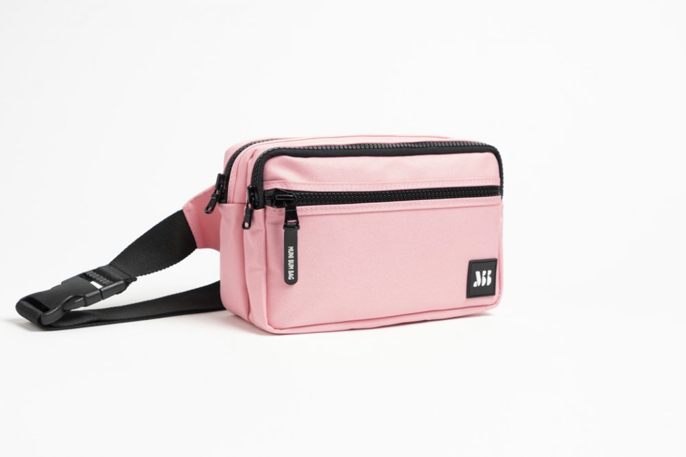 Baby Pink Double Bumbag - Görsel 3