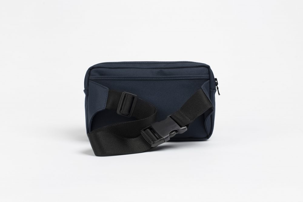 Grace Navy Blue Double Bumbag - Görsel 3