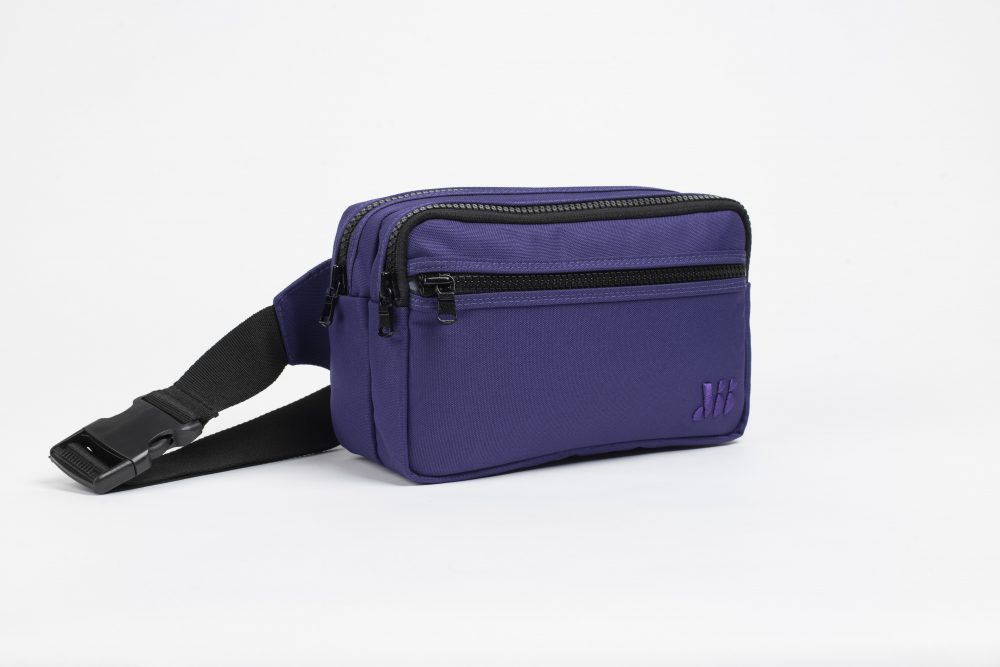 Grace Deep Purple Double Bumbag - Görsel 4