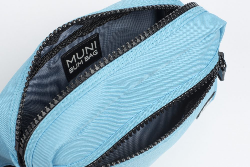 Mini Mu Baby Blue Single Bumbag - Görsel 4