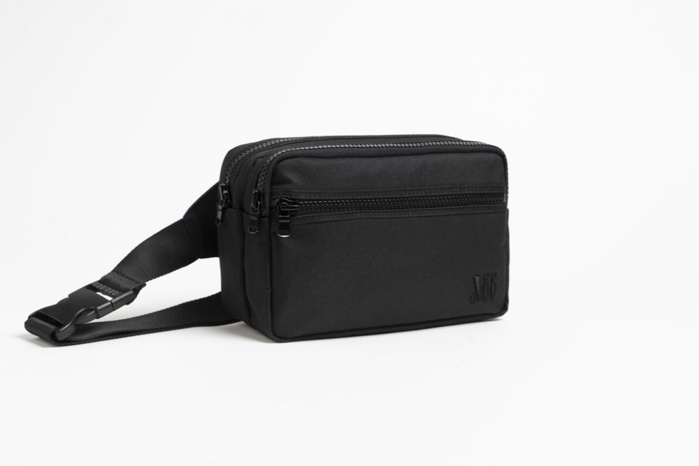 Grace Black Double Bumbag - Görsel 3