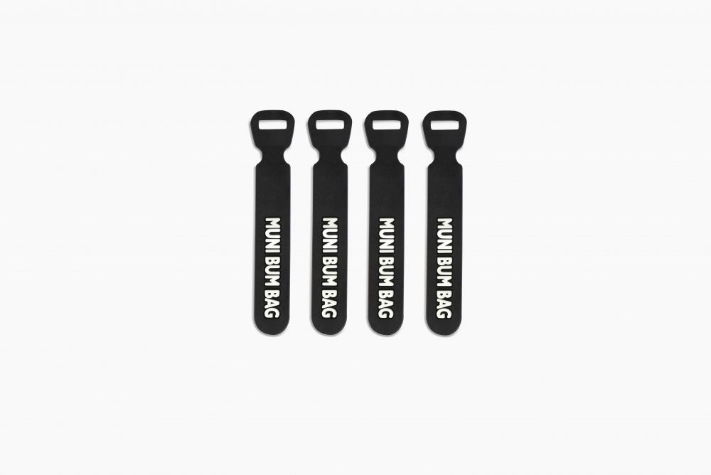 Muni Zip Tag Black