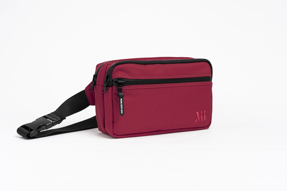 Grace Cherry Red Double Bumbag - Görsel 2