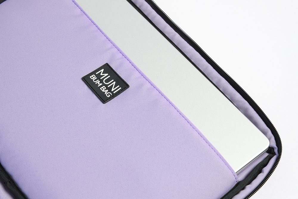 Deep purple Laptop Clutch Bag 15" - Görsel 6