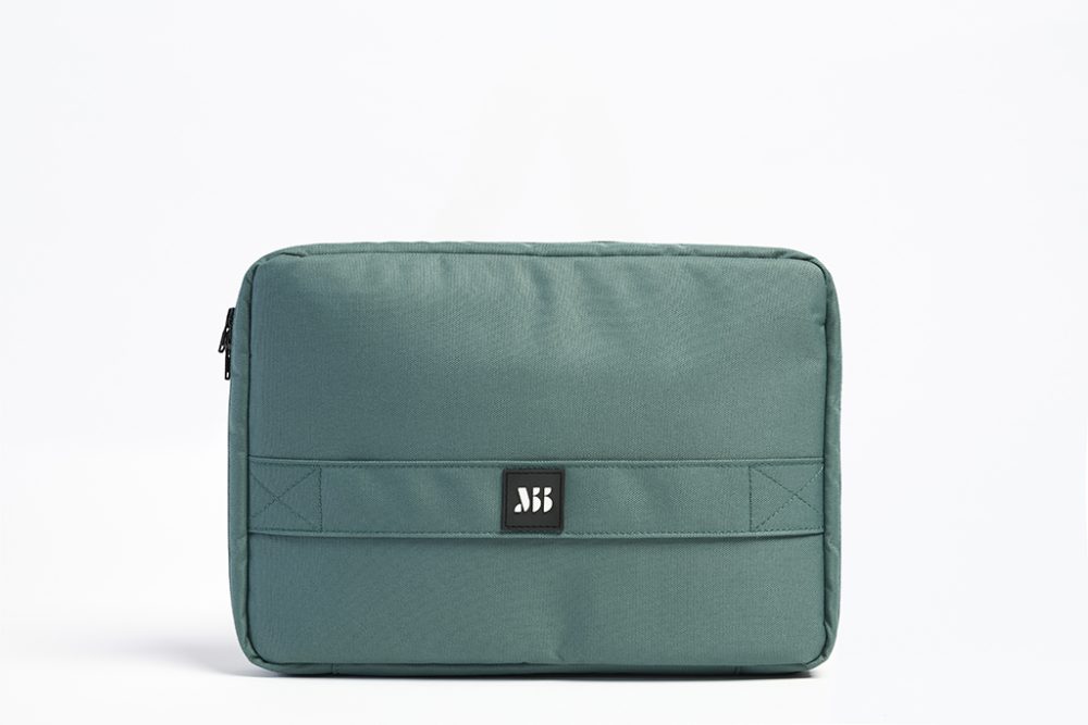 Petrol Green Laptop Clutch Bag 13"/14"