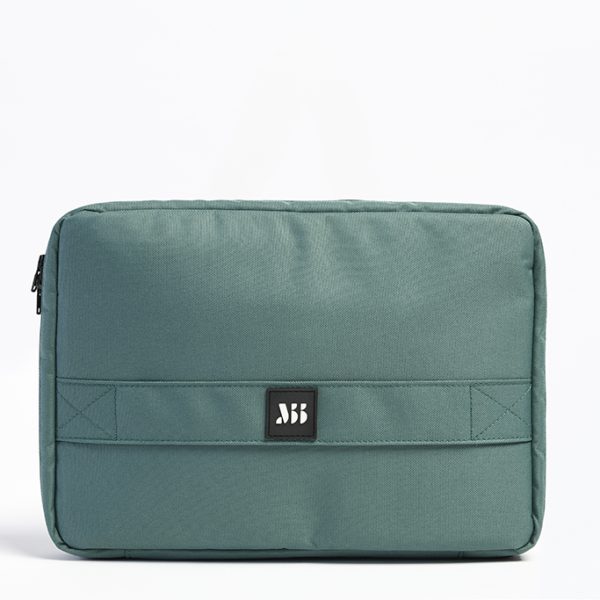 Petrol Green Laptop Clutch Bag 13"/14"