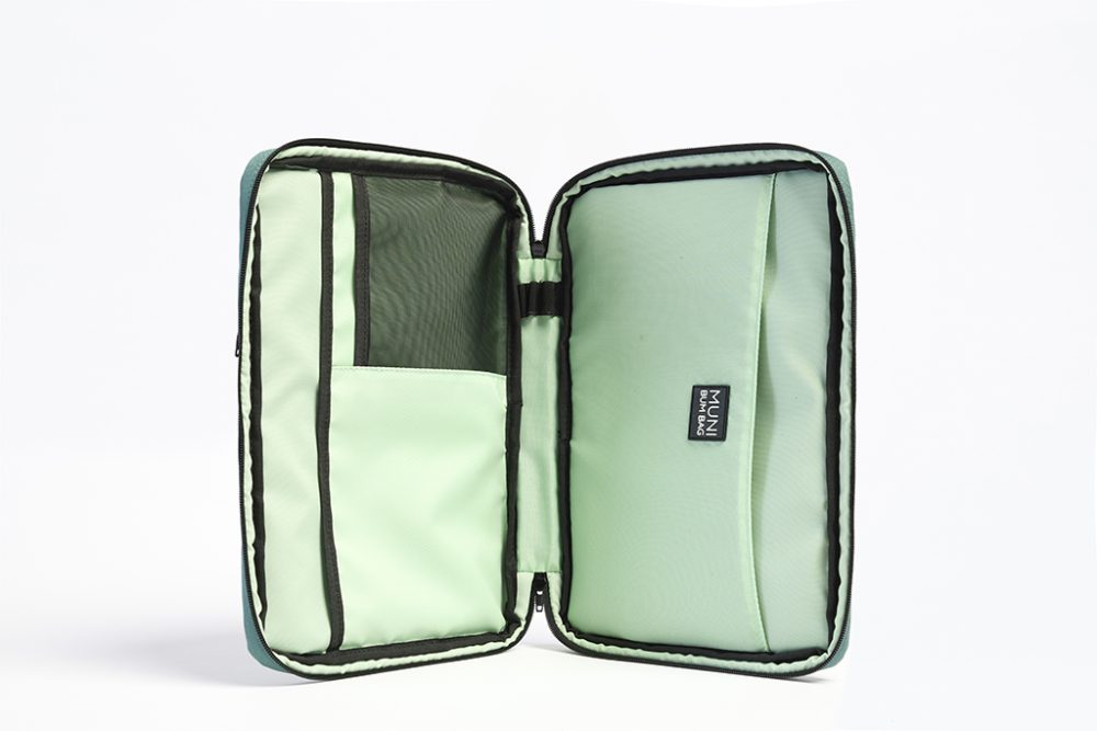 Petrol Green Laptop Clutch Bag 13"/14" - Görsel 5